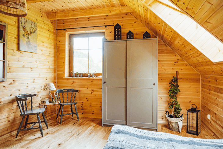 Chatka Obok Dziadka sypialnia