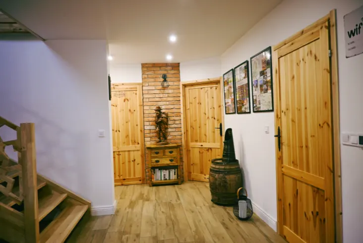 Domek z balia korytarz