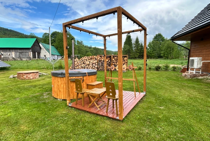 Górski domek i balia